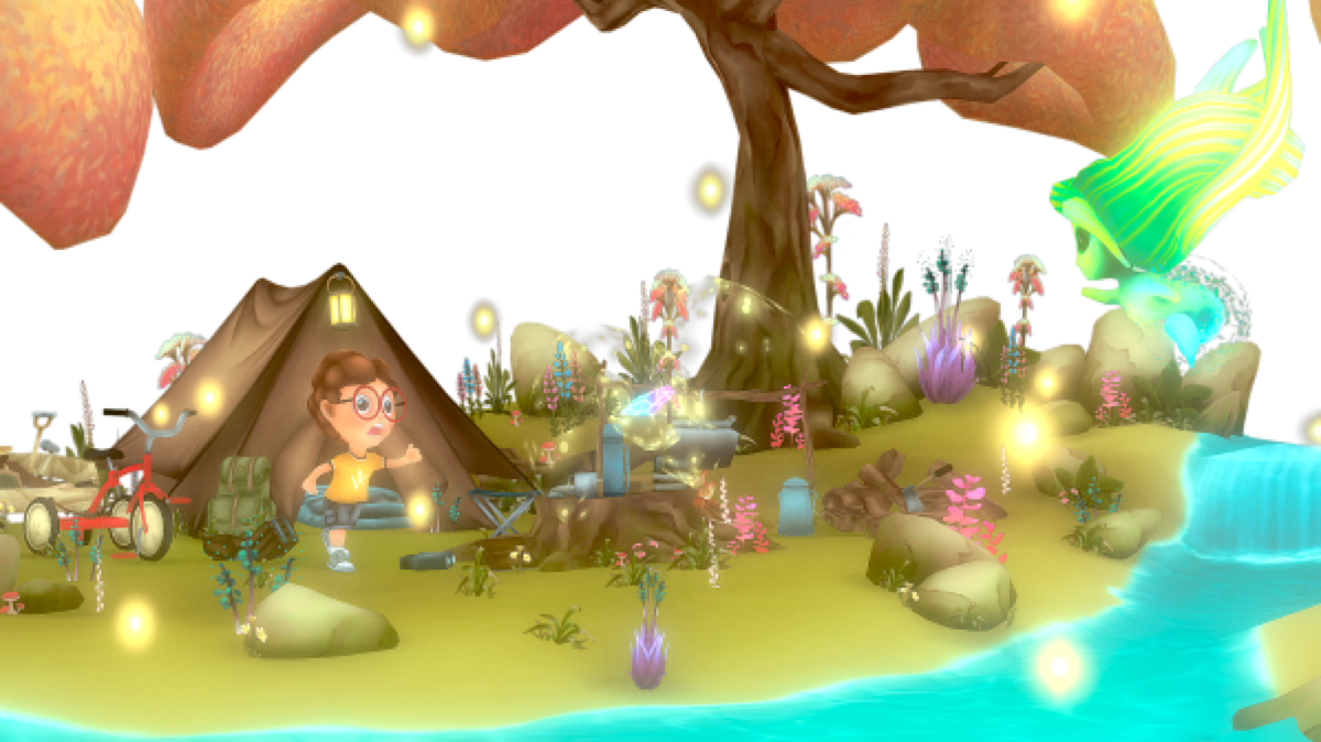 Childhood Adventure, 3D Stylized 3D art by Aishwarya Pearala