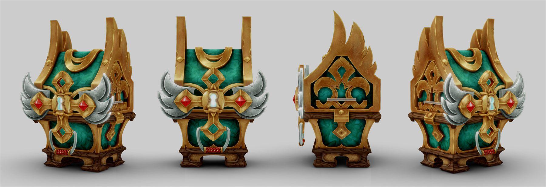 Chest Concept, 3D Stylized 3D art by Aishwarya Pearala (view 1)