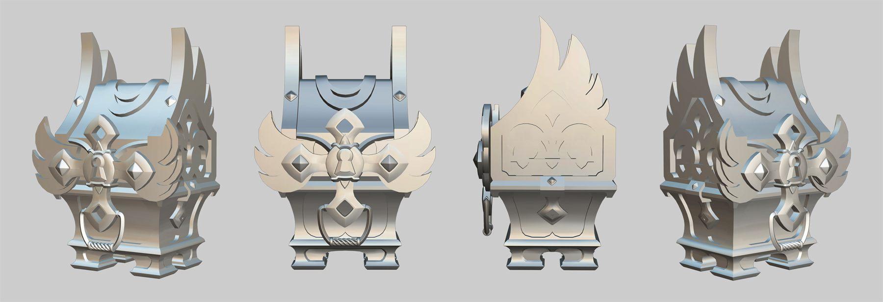 Chest Concept, 3D Stylized 3D art by Aishwarya Pearala (view 4)