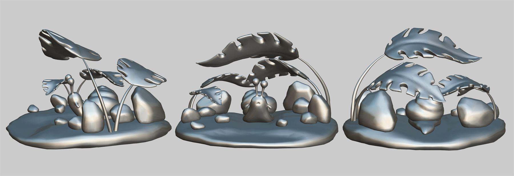 Sloopy The Snail, 3D Stylized 3D art by Aishwarya Pearala (view 4)