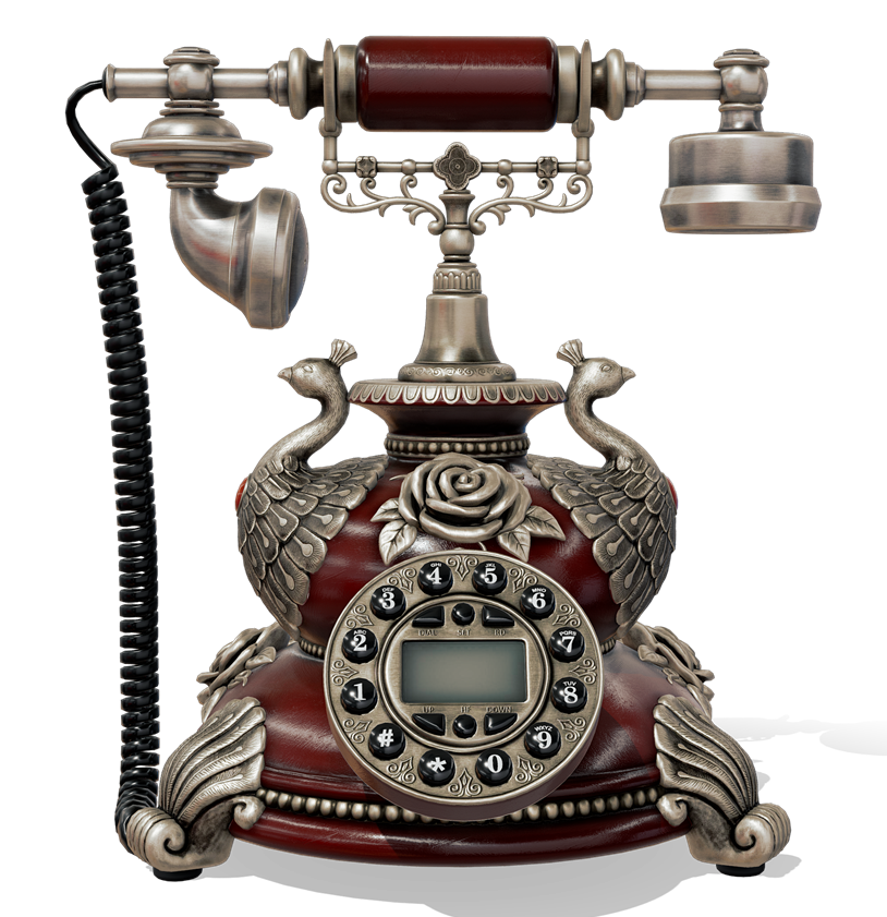 Antique Telephone, final render, by Aishwarya Pearala