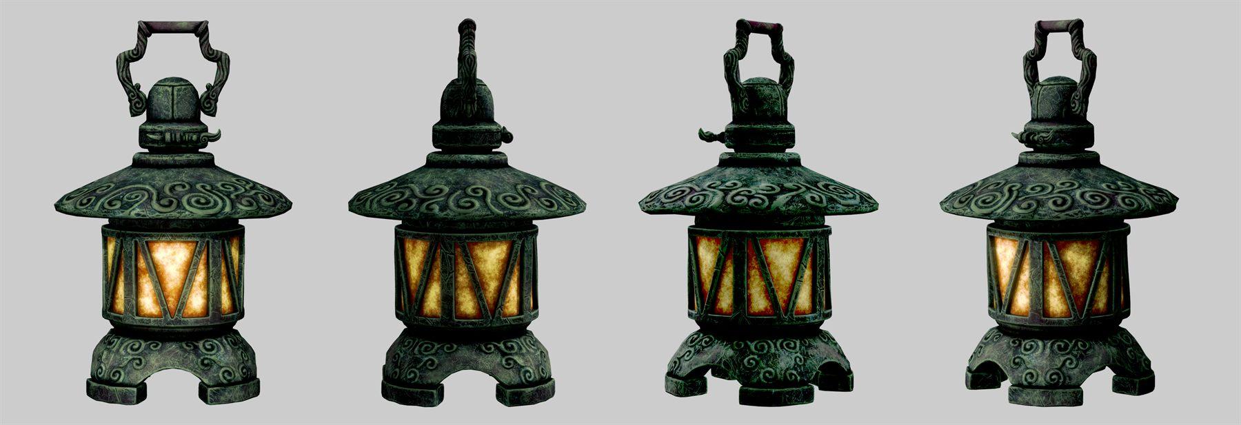 Ancient Lantern, 3D Stylized 3D art by Aishwarya Pearala (view 1)