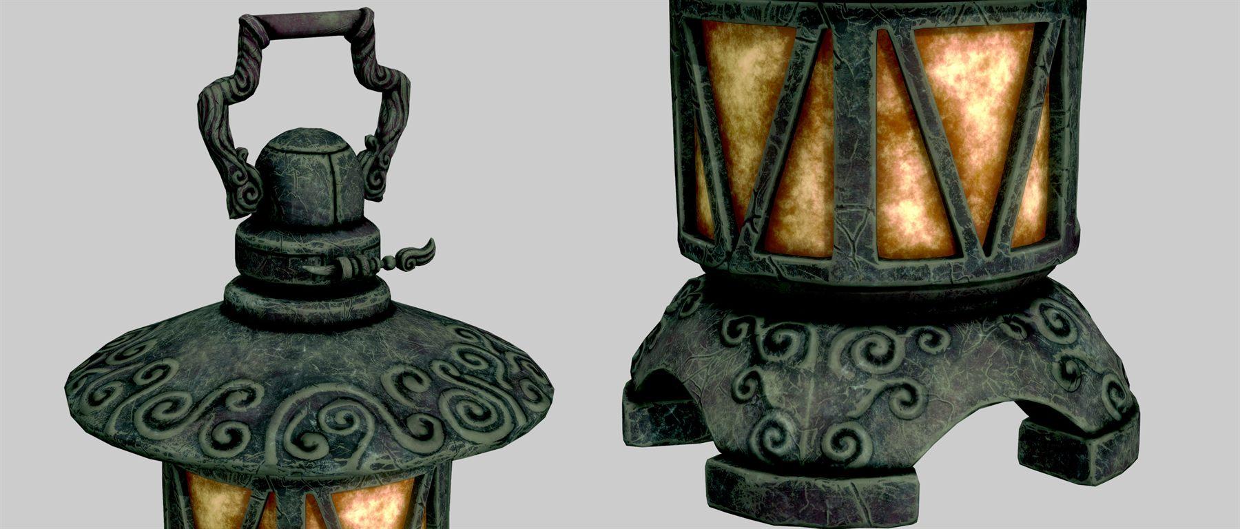 Ancient Lantern, 3D Stylized 3D art by Aishwarya Pearala (view 2)