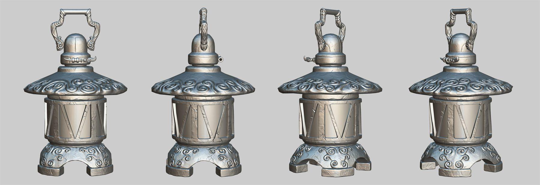 Ancient Lantern, 3D Stylized 3D art by Aishwarya Pearala (view 4)